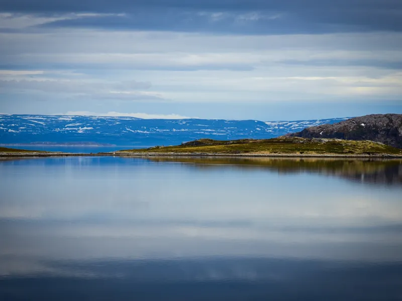 The fjord on a calm evening